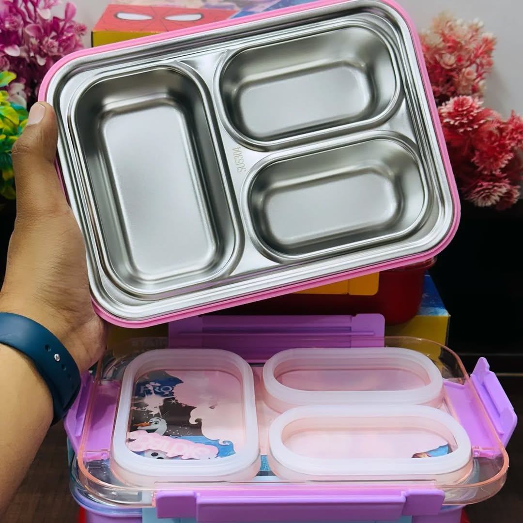 Avengers & Disney 3 Compartments Section Proof Lunch Box