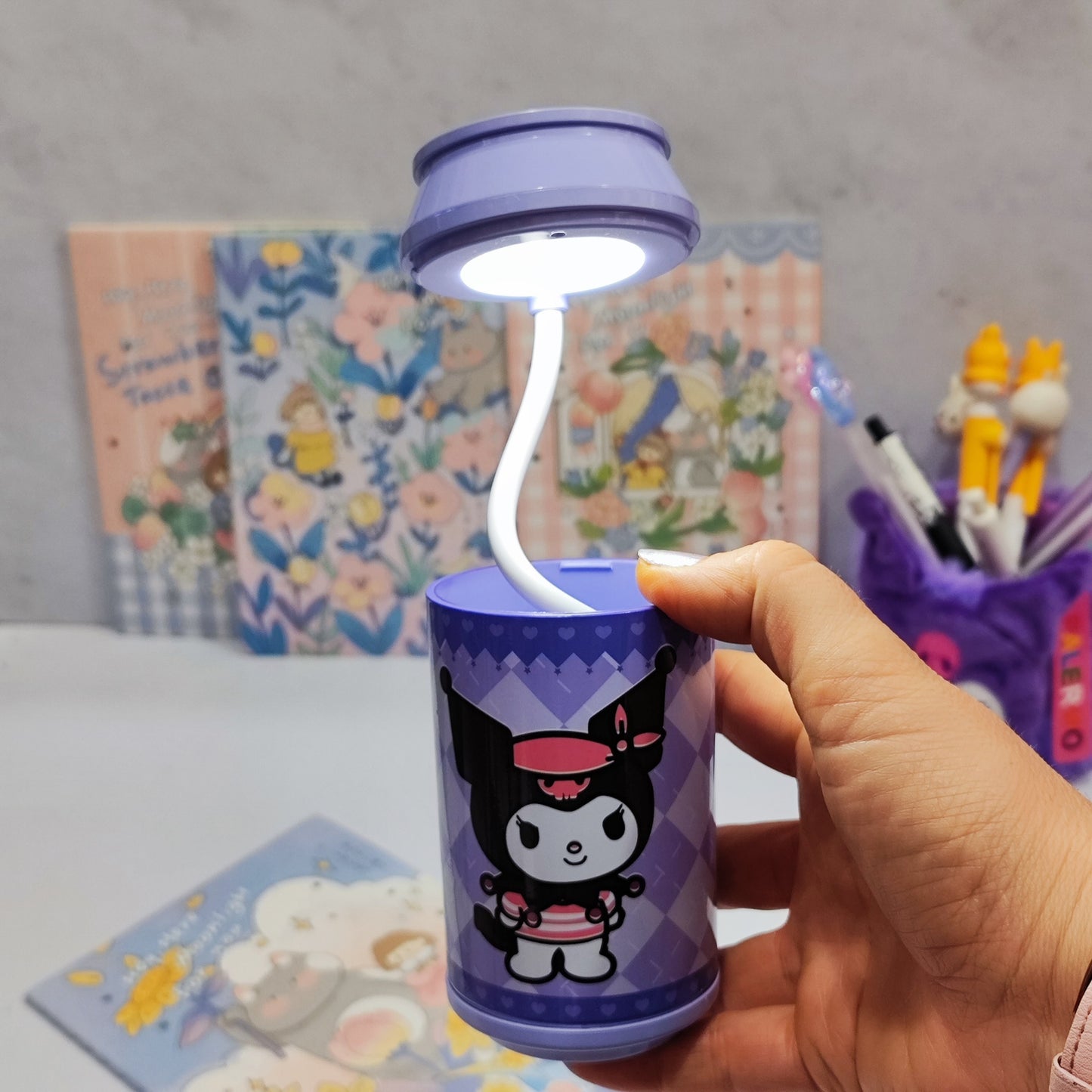 Pen Holder Desk Lamp