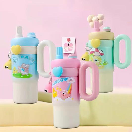 Kawai Rainbow theme sipper
