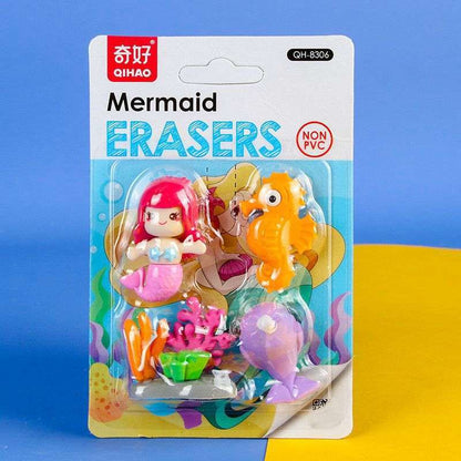 Mermaid Eraser Set