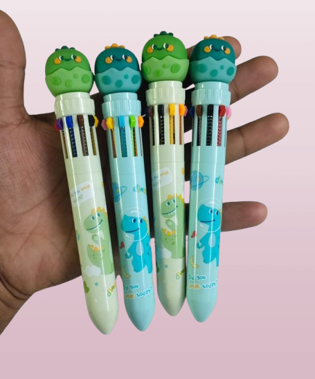 Dino 10 in 1 pen
