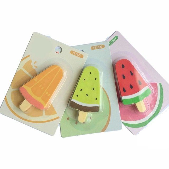 Fruit Ice Pop Eraser