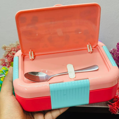 Little Munch Lunch Box – Colorful Bento Style Tiffin with Multiple Compartments