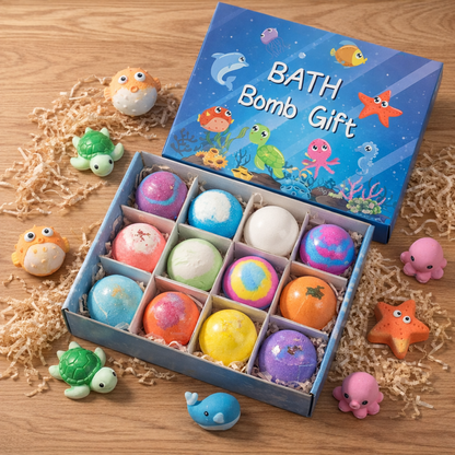 Toys Kids Surprise Bath Bomb Set
