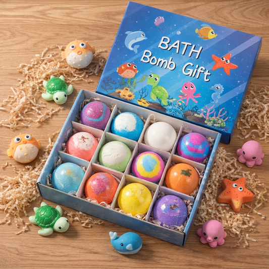 Toys Kids Surprise Bath Bomb Set