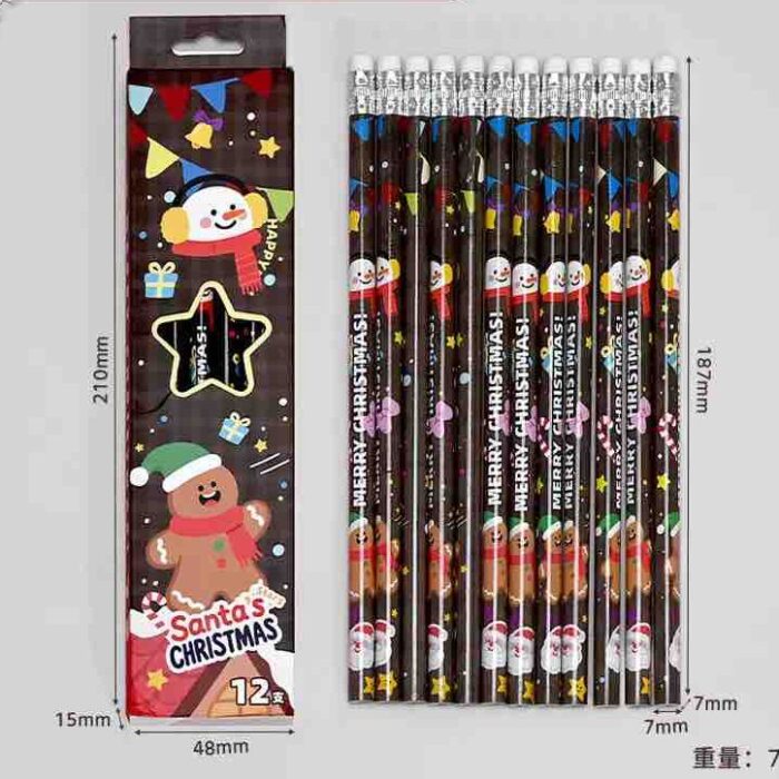 Christmas Pencils Set