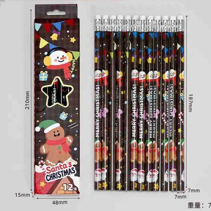 Christmas Pencils Set
