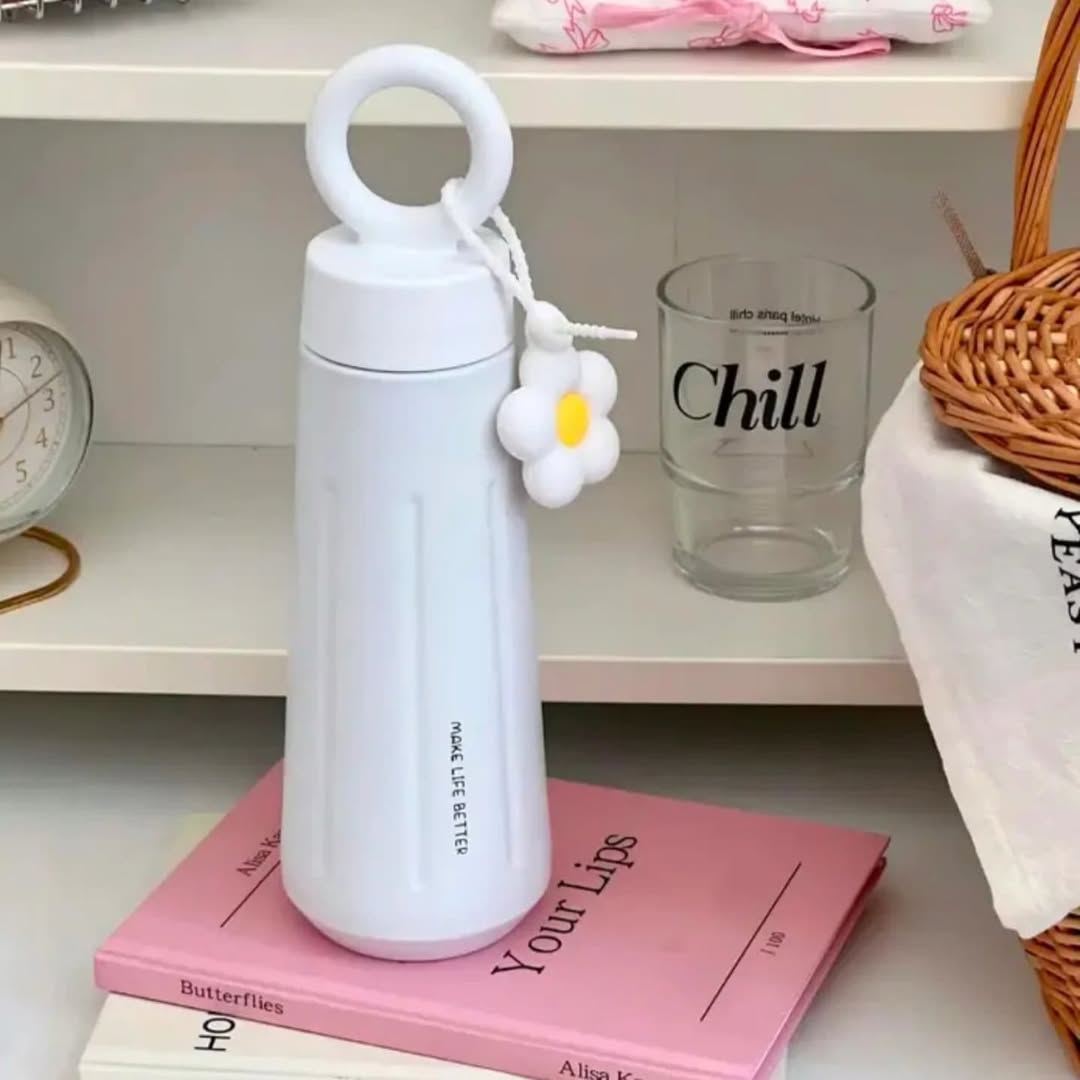 Flower Stainless Steel Insulated Water Bottle