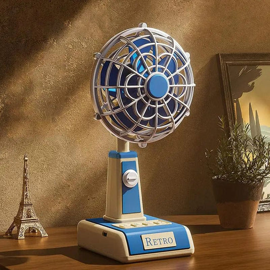 Retro Vintage Mini Table Fan