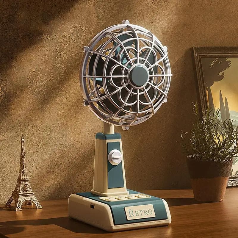 Retro Vintage Mini Table Fan