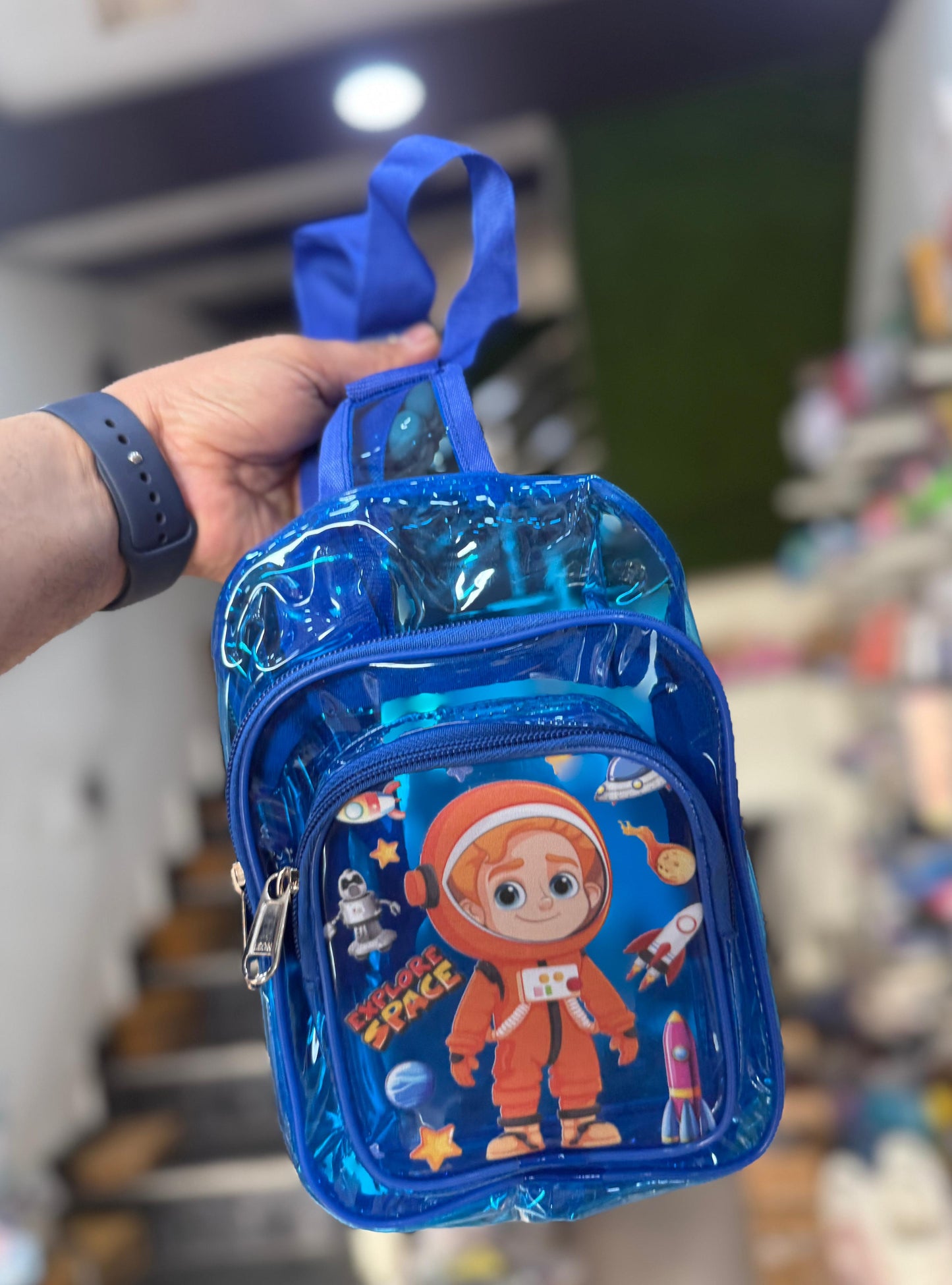 Transparent Neon Shades Kids Chest Bag