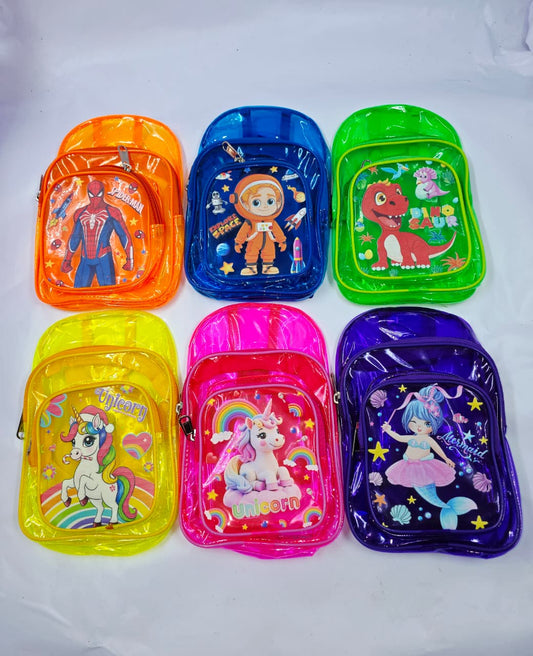 Transparent Neon Shades Kids Chest Bag