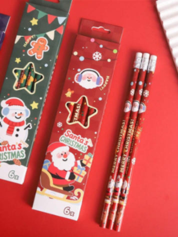 Christmas Pencils Set