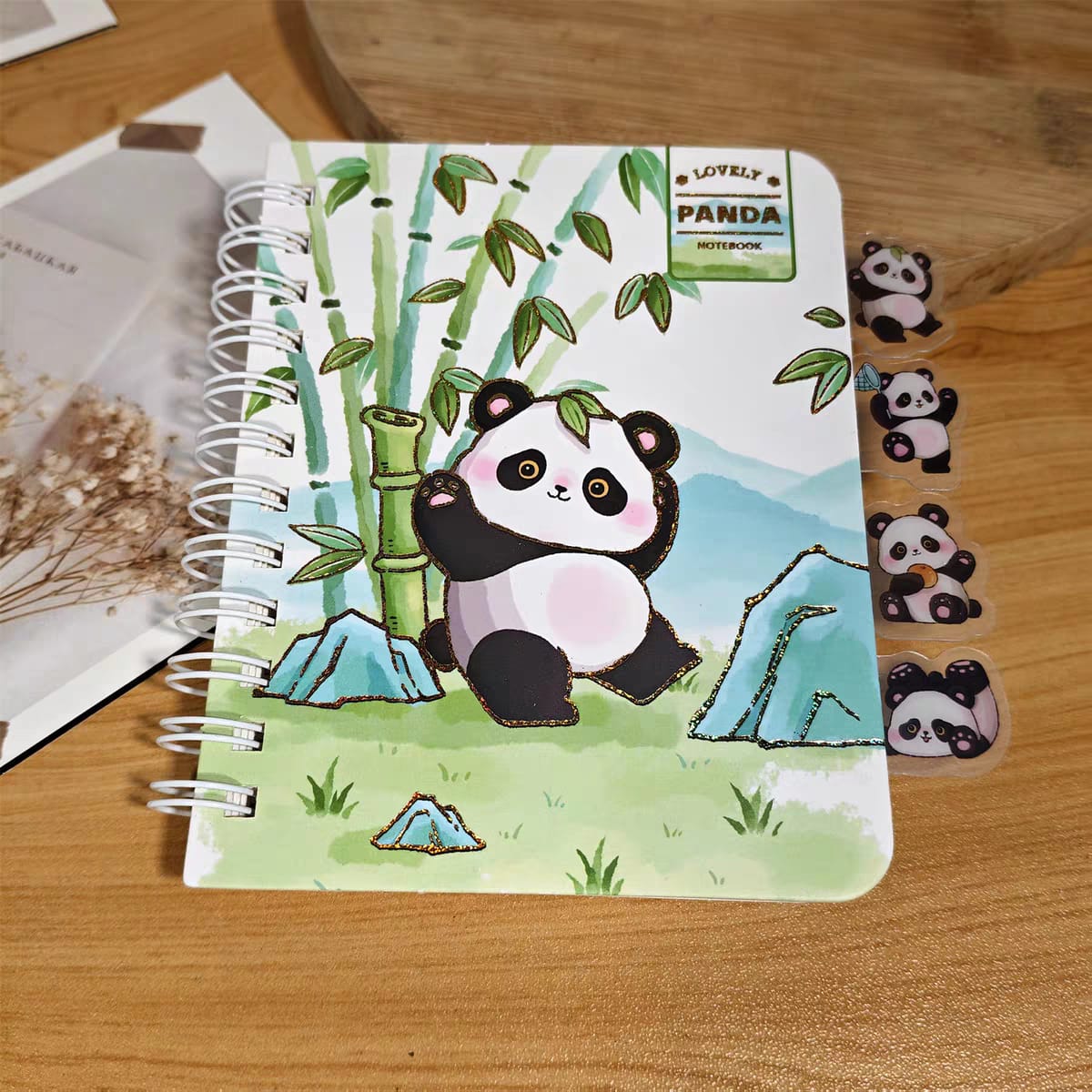Lovely Panda Mini Spiral Diary