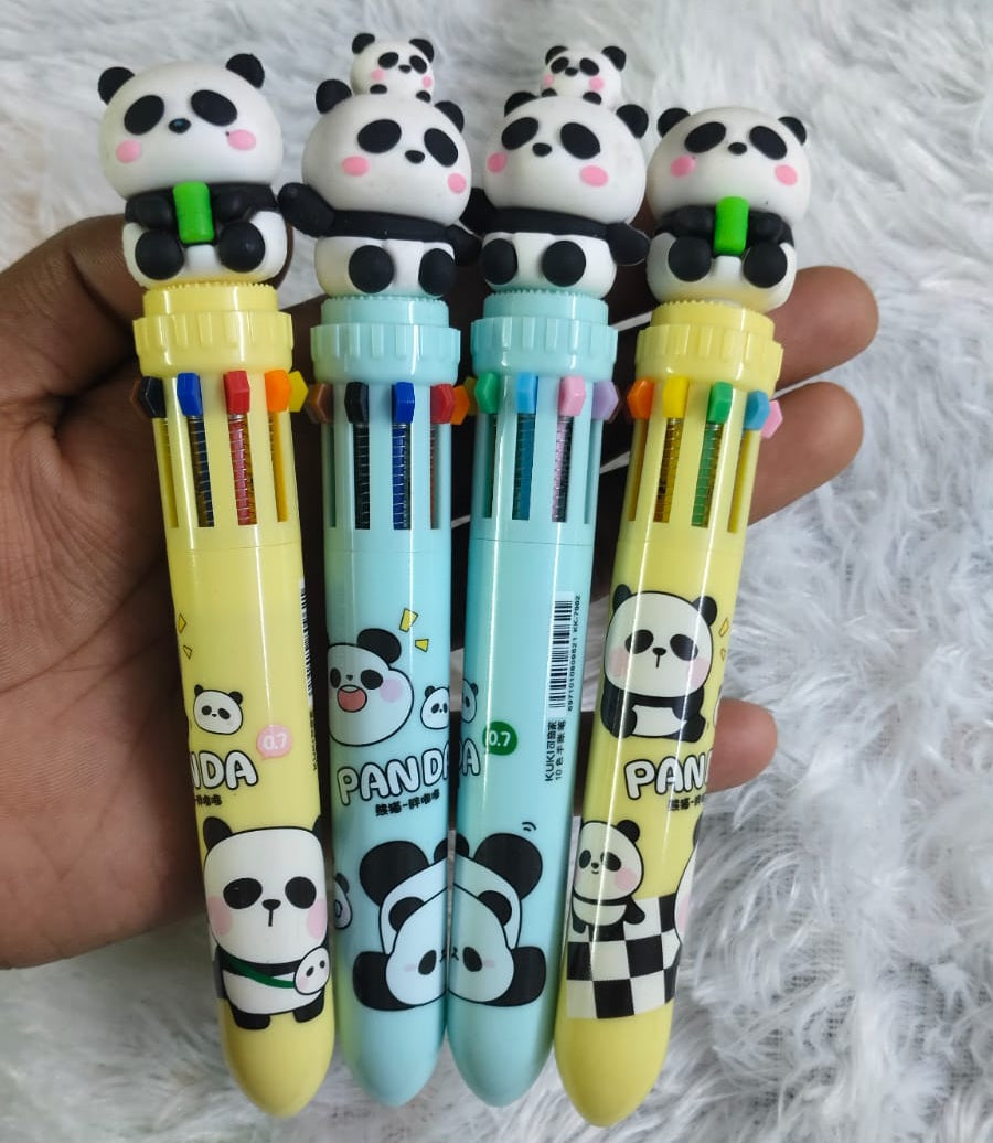 Panda Theme 10 in 1 Pen