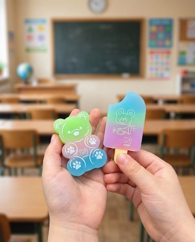 Popsicle & bear Erasers combo