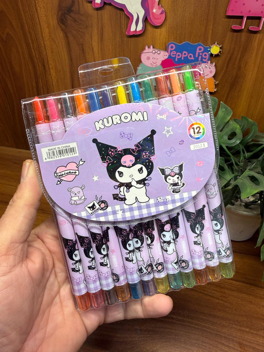 Rolling Crayons Markers