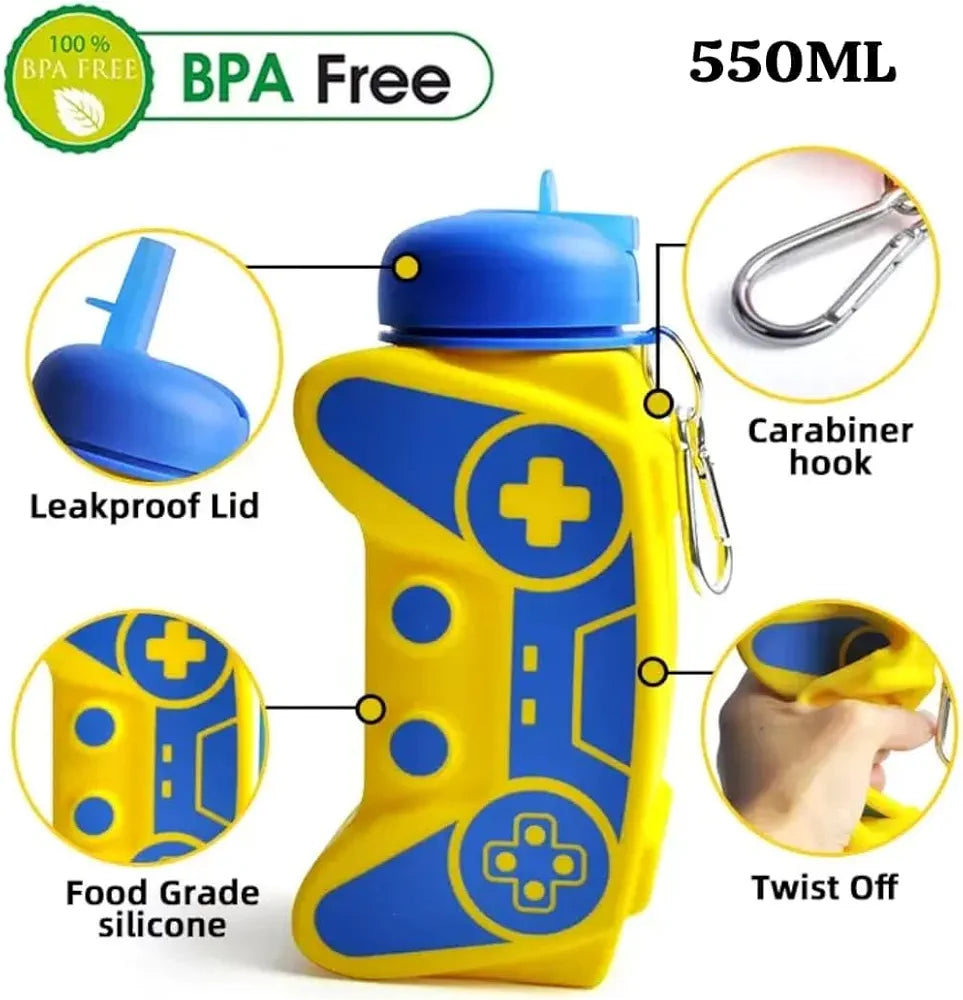 Gamepad Silicon Water Bottle