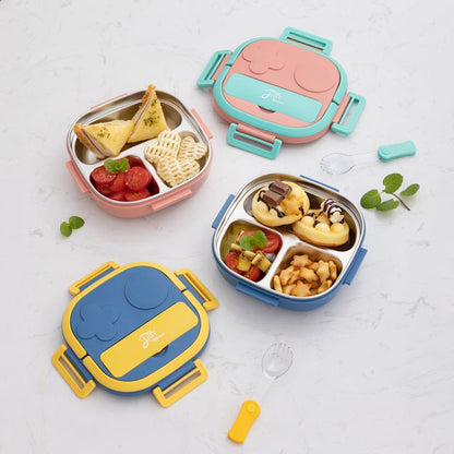 3-Grid Stainless Steel Lunch Box