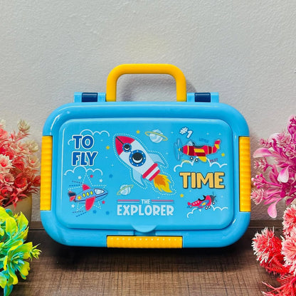 Little Munch Lunch Box – Colorful Bento Style Tiffin with Multiple Compartments