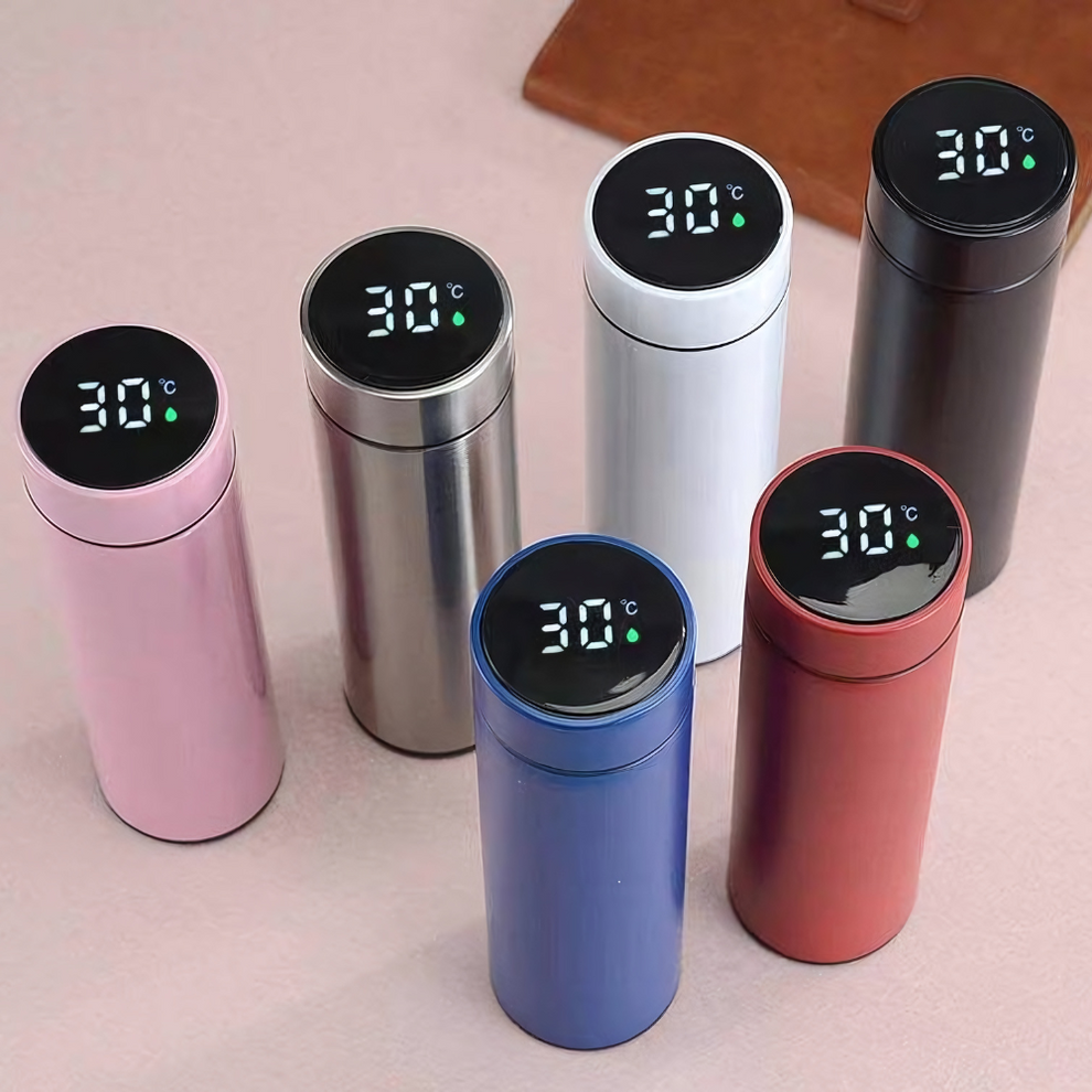 LED Temperature Display Bottle