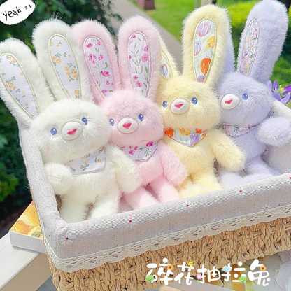 Soft Plush Pink Bunny Keychain