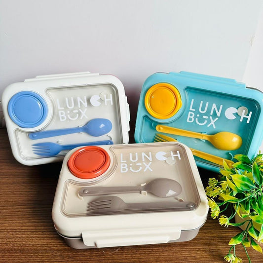 3-Grid Stainless Steel Lunch Box