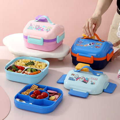 Insulated Hut Shape Stainless Steel Lunch Box