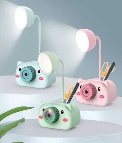 Piggy Shape Camera Desk Lamp