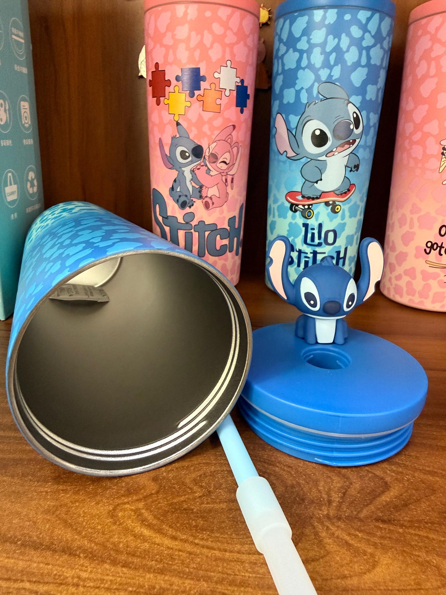 Stitch Theme Insulated Steel Sipper
