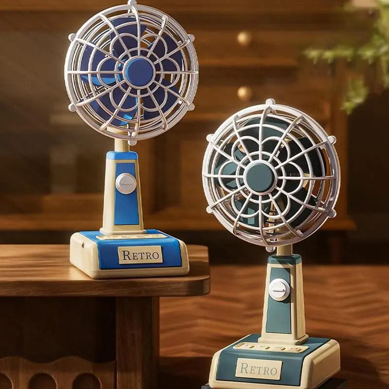 Retro Vintage Mini Table Fan