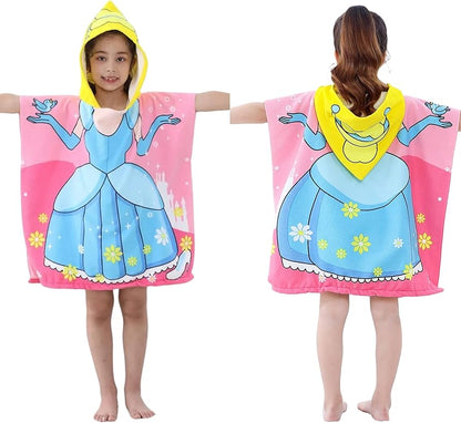 Kids Hooded Poncho Towels