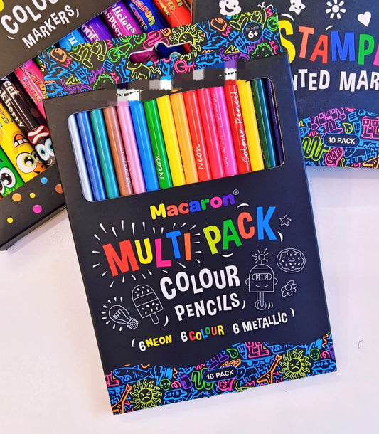 Macaron®️ 18 pc Colour Pencil Set