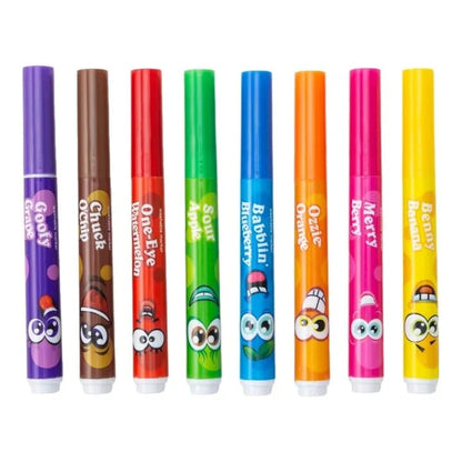 Macroon Crazy Faces New Washable Scented Marker