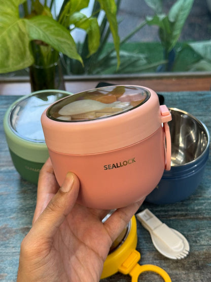 Premium Quality Steel Snacks-cum-Lunch Box