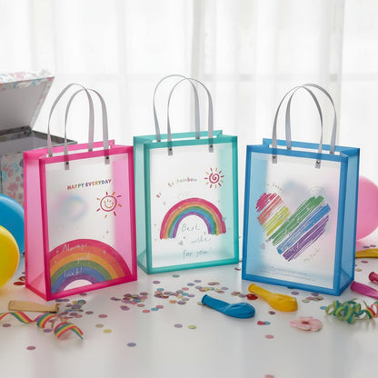 Rainbow Theme Carry Bags