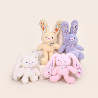 Soft Plush Pink Bunny Keychain