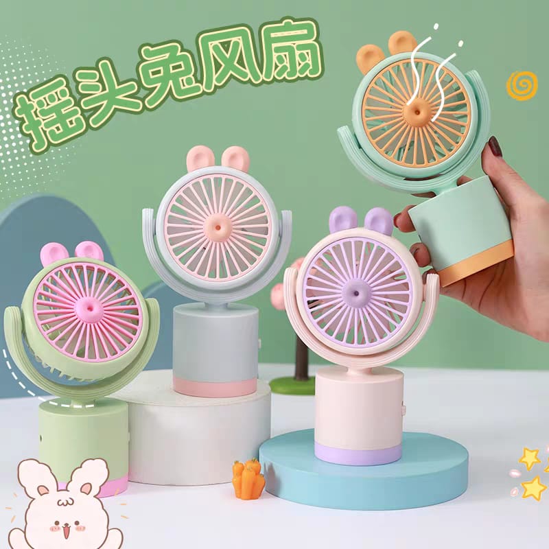 Cute 360° Rotating Rechargeable Mini Hand Fan