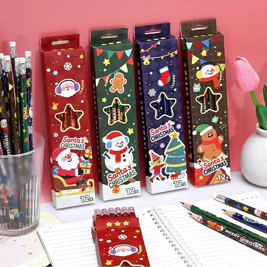 Christmas Pencils Set