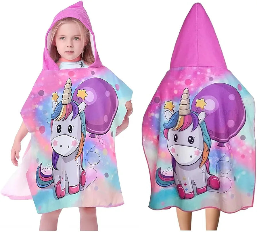 Kids Hooded Poncho Towels