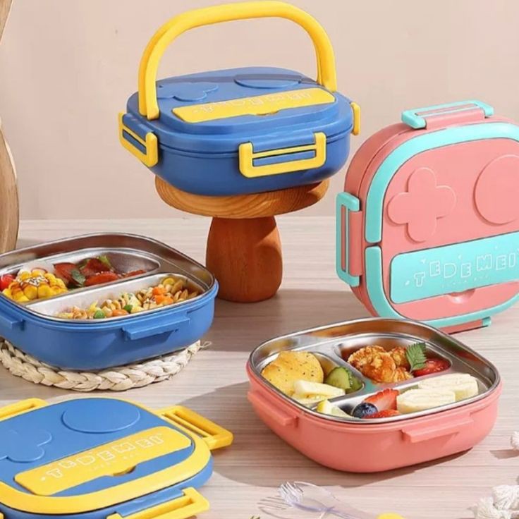 3-Grid Stainless Steel Lunch Box