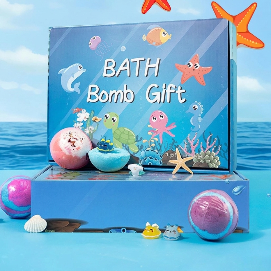 Toys Kids Surprise Bath Bomb Set