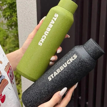 Starbucks Style Glossy Glitter Vacuum Insulated Stainless Steel Water Bottle