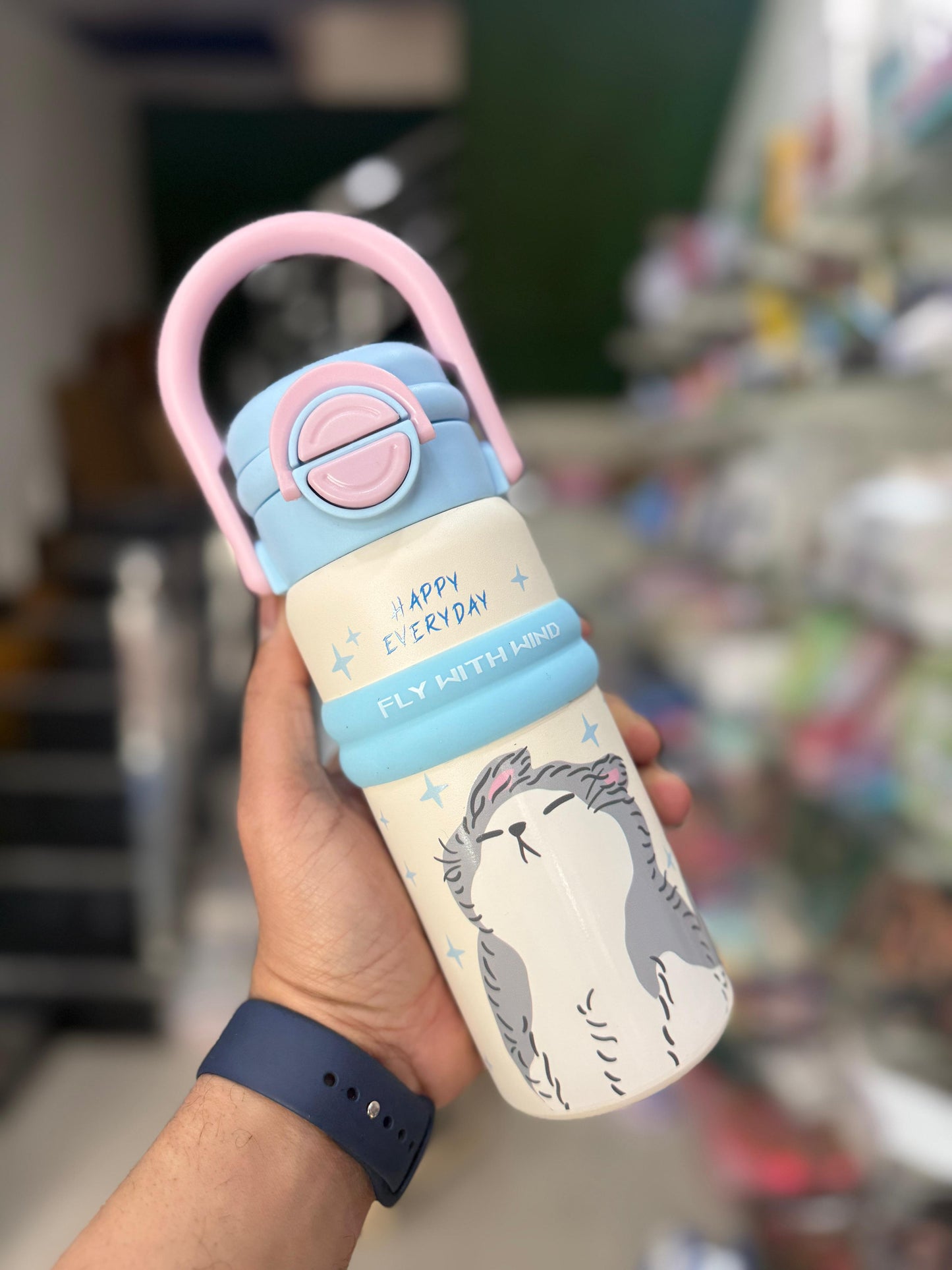 Panda Series Dual Sip Insulated Steel Bottle