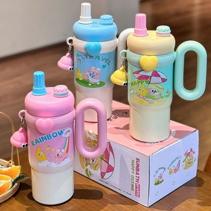 Kawai Rainbow theme sipper