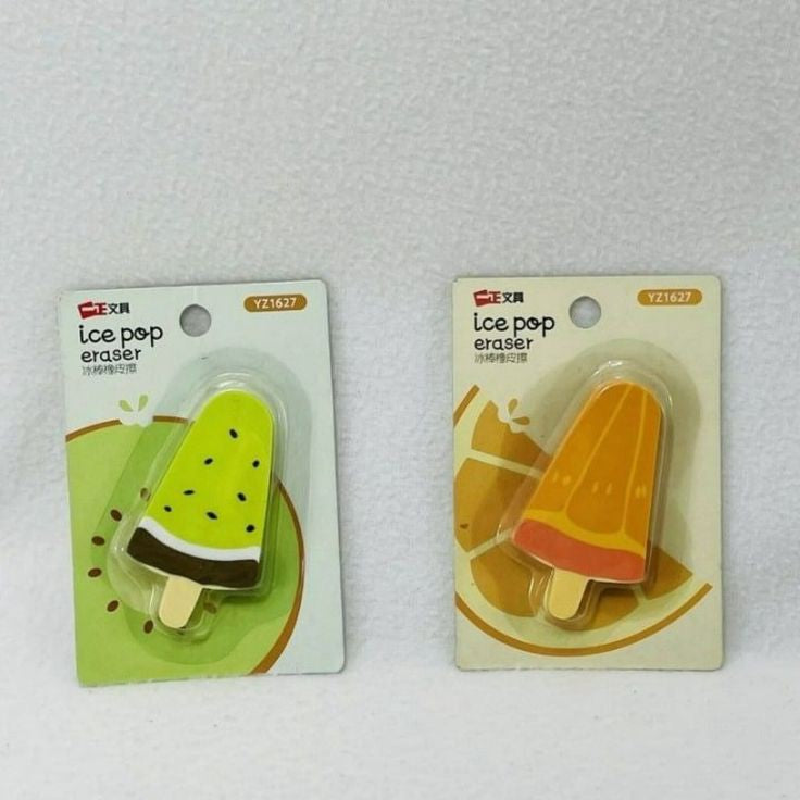 Fruit Ice Pop Eraser