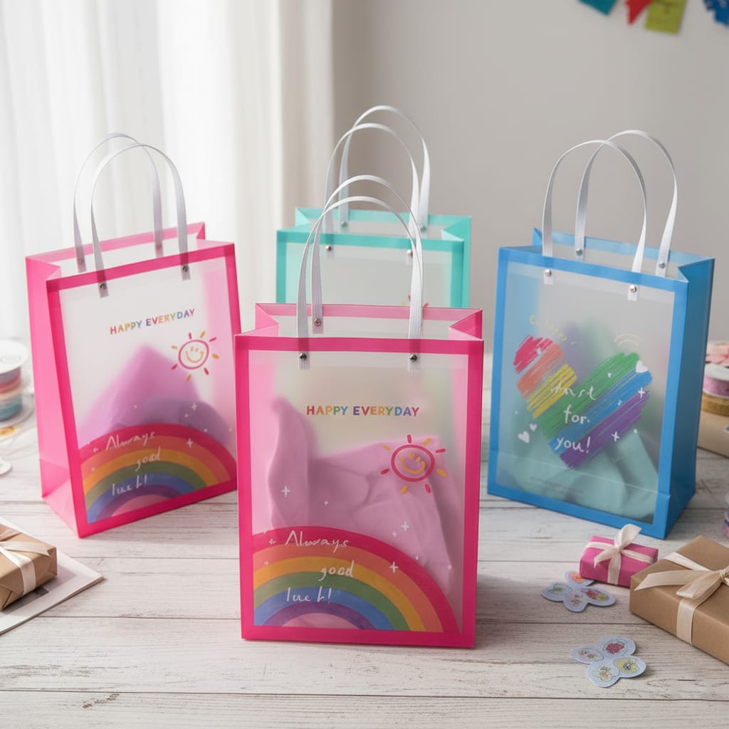 Rainbow Theme Carry Bags