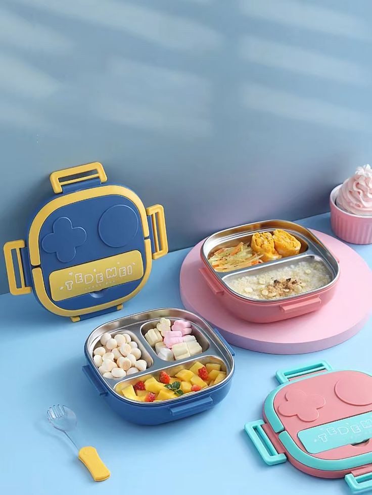 3-Grid Stainless Steel Lunch Box