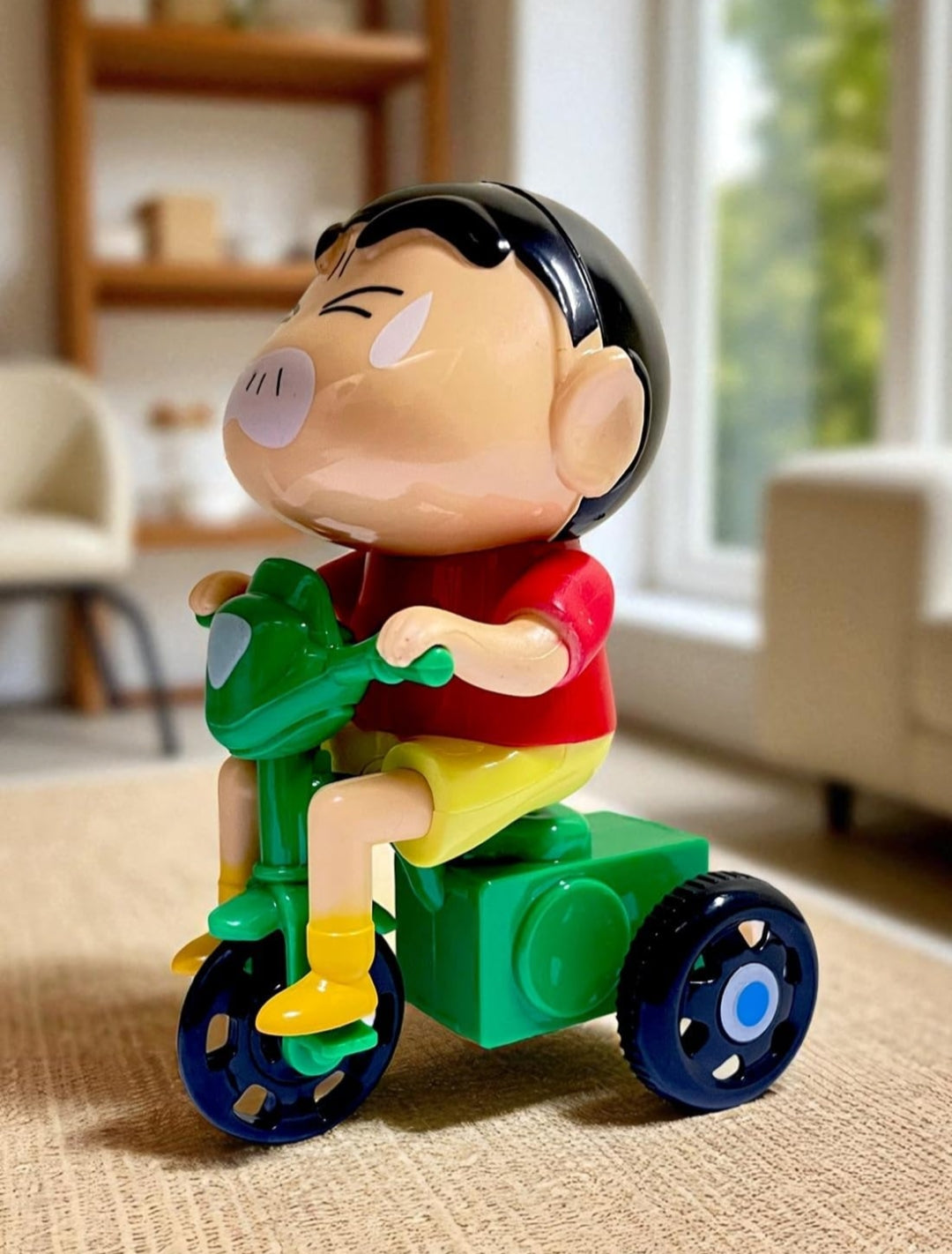 Cute Shinchan Pull Thread Tricycle Toy