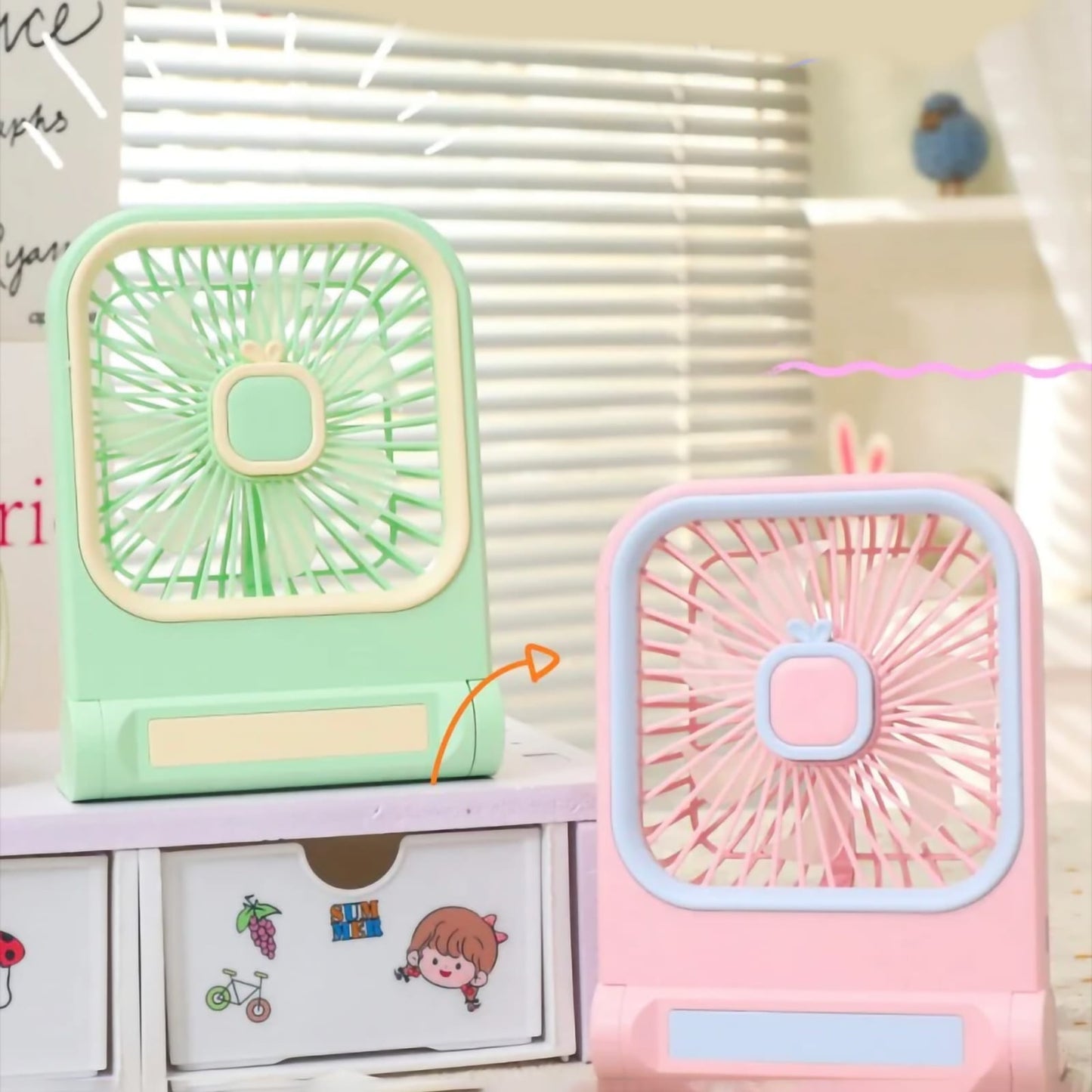 Breezy Bubblies Portable Fans